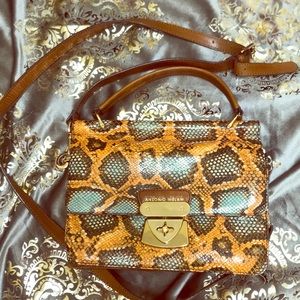 Antonio Melani faux snakeskin purse